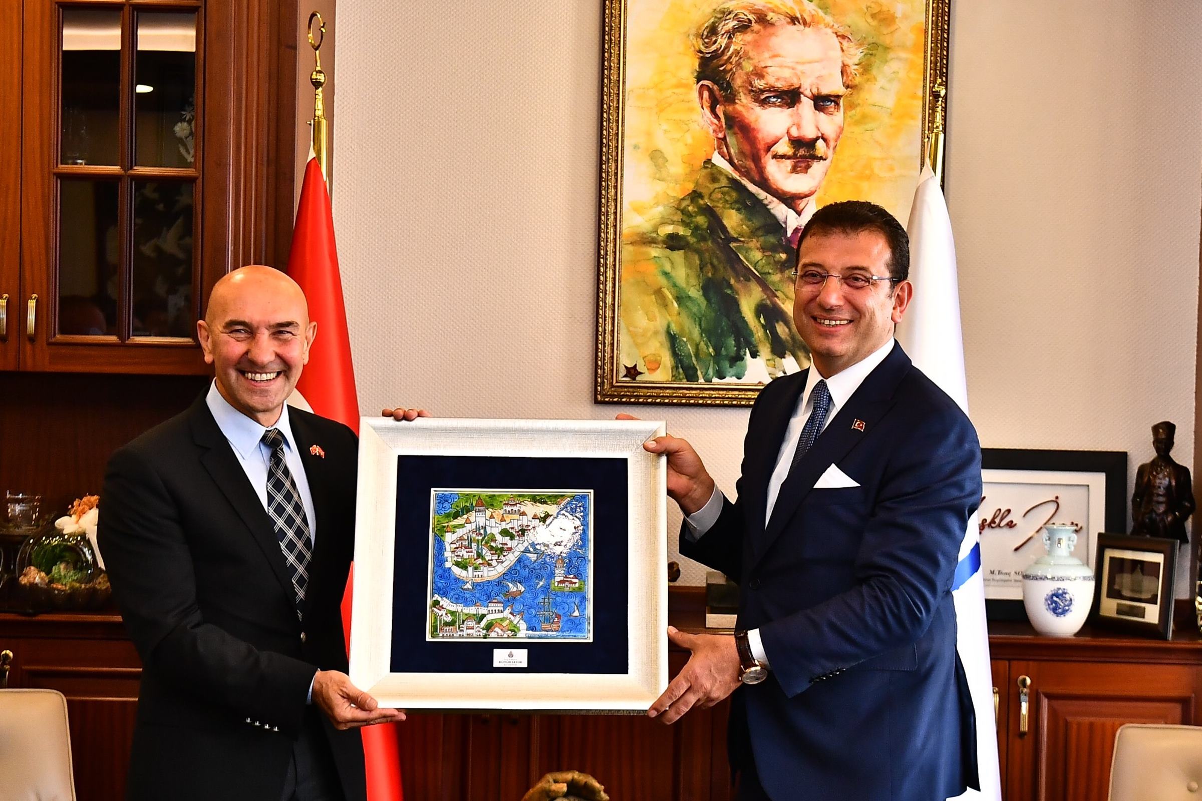Ekrem İmamoğlu İzmir'de