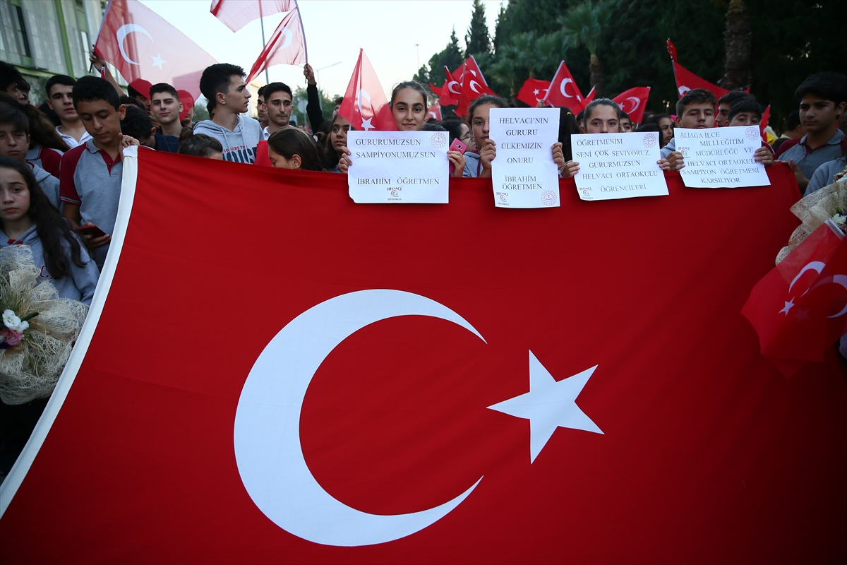 Olimpiyat gururlarına muhteşem karşılama