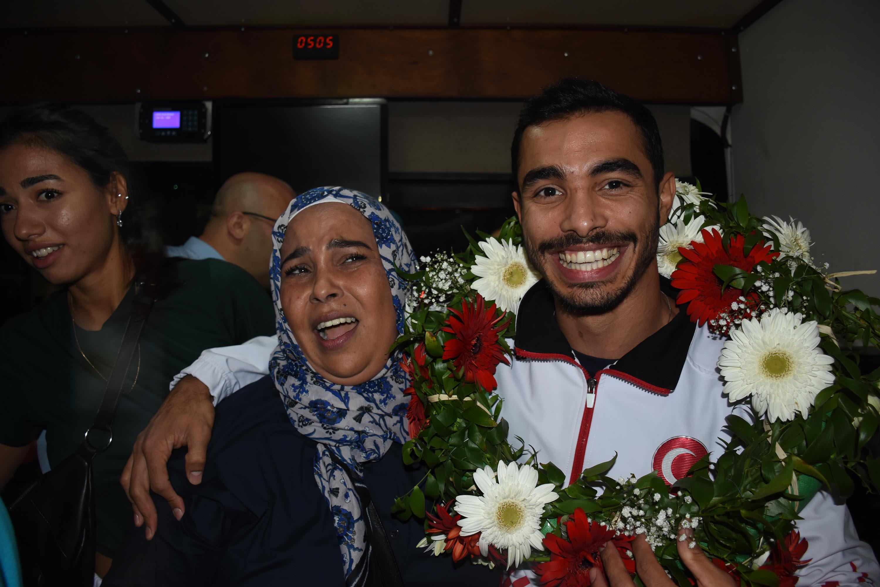 Olimpiyat gururlarına muhteşem karşılama