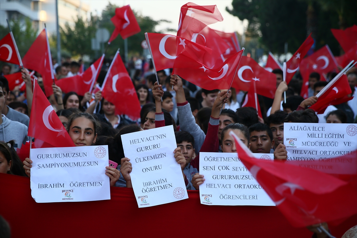 Olimpiyat gururlarına muhteşem karşılama