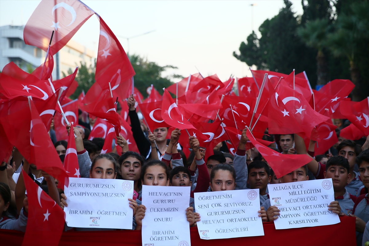 Olimpiyat gururlarına muhteşem karşılama