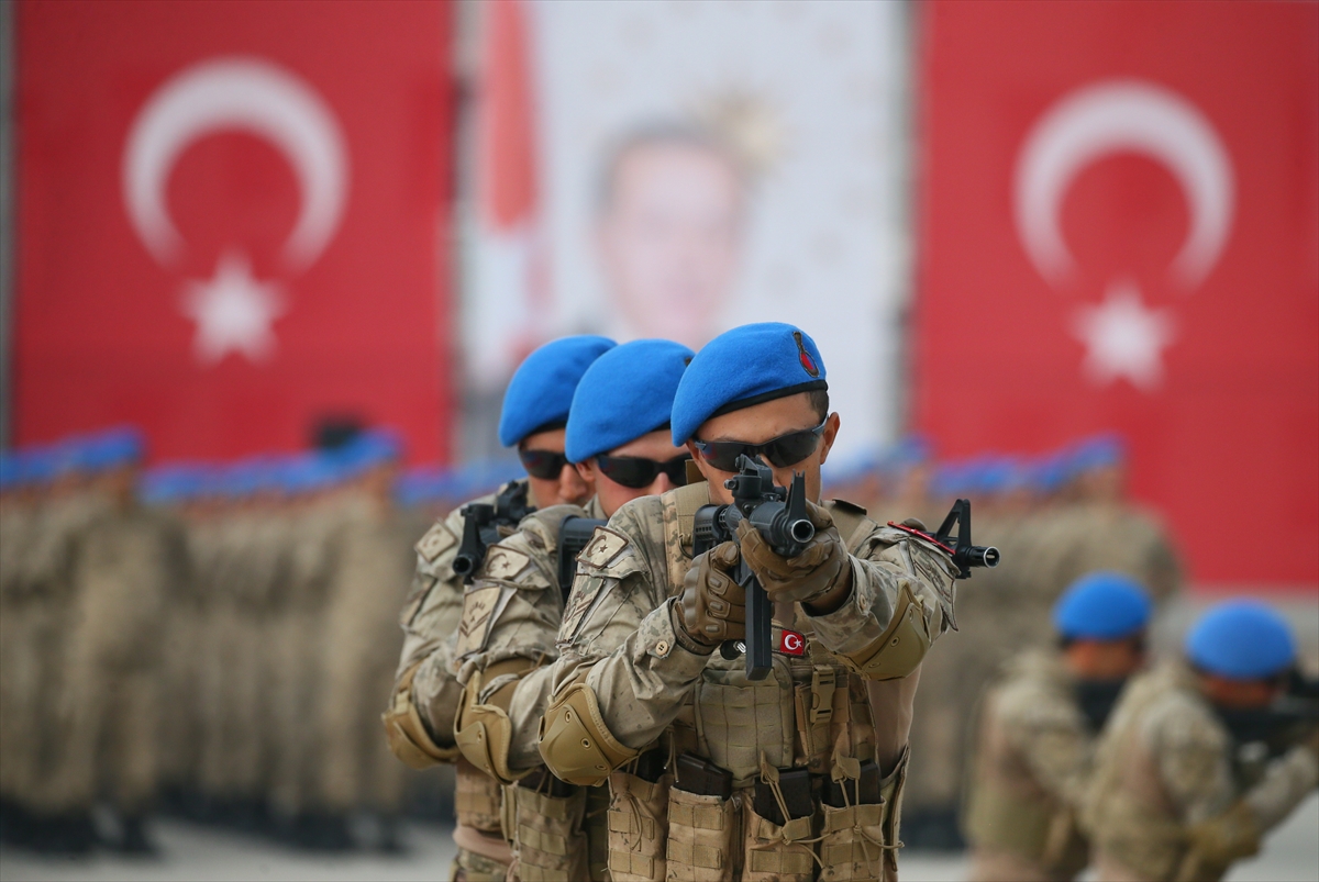 Terörle mücadele için yemin ettiler...