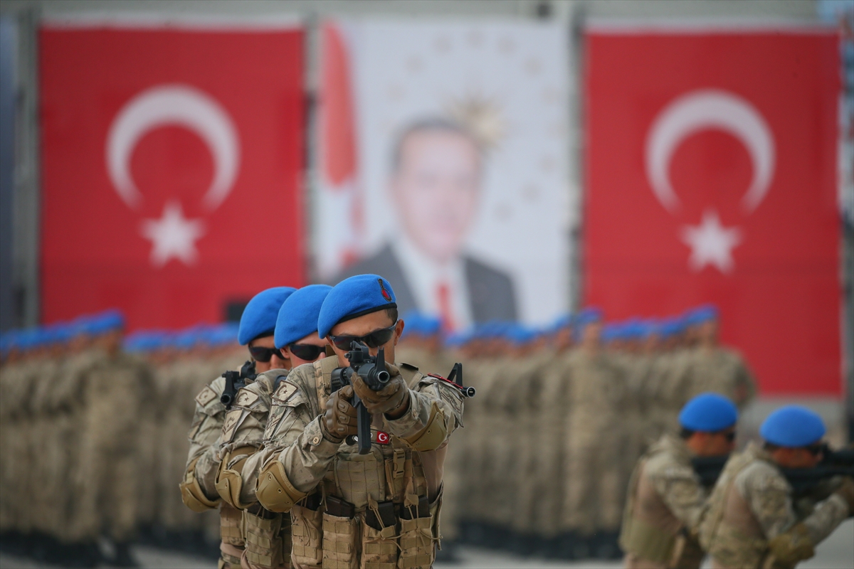 Terörle mücadele için yemin ettiler...