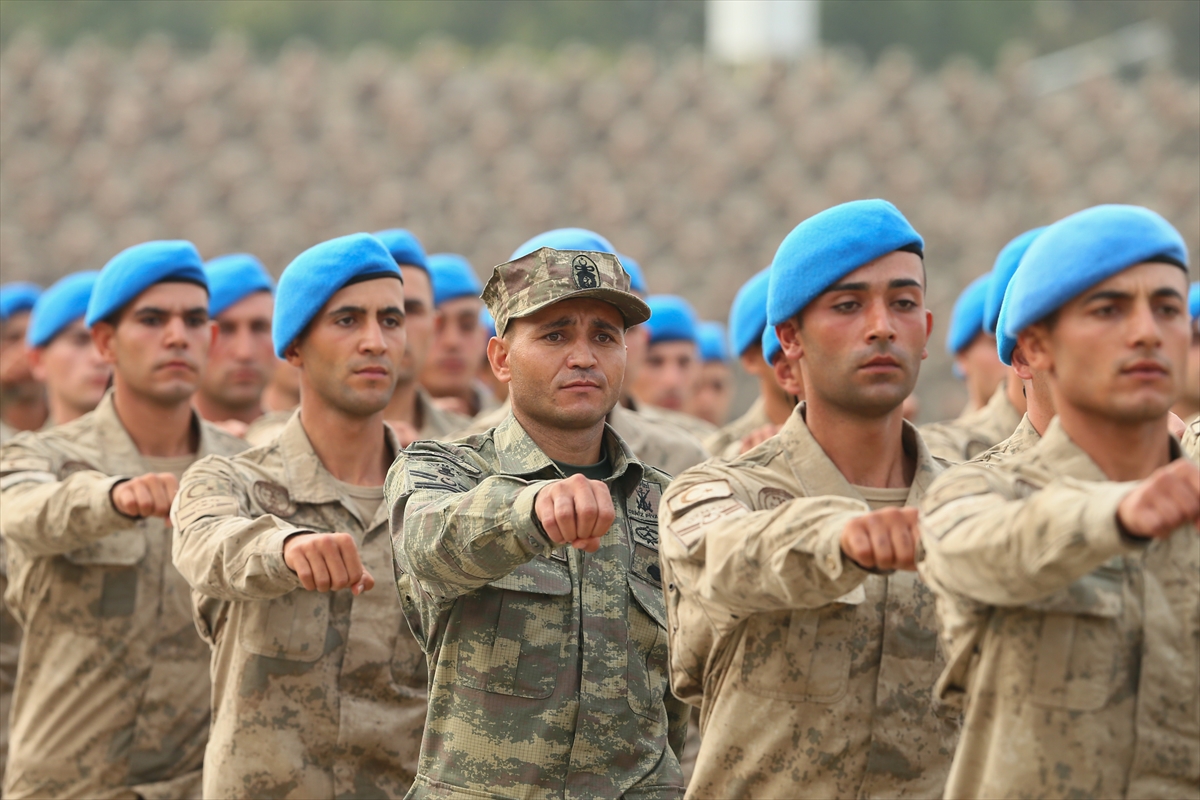 Terörle mücadele için yemin ettiler...