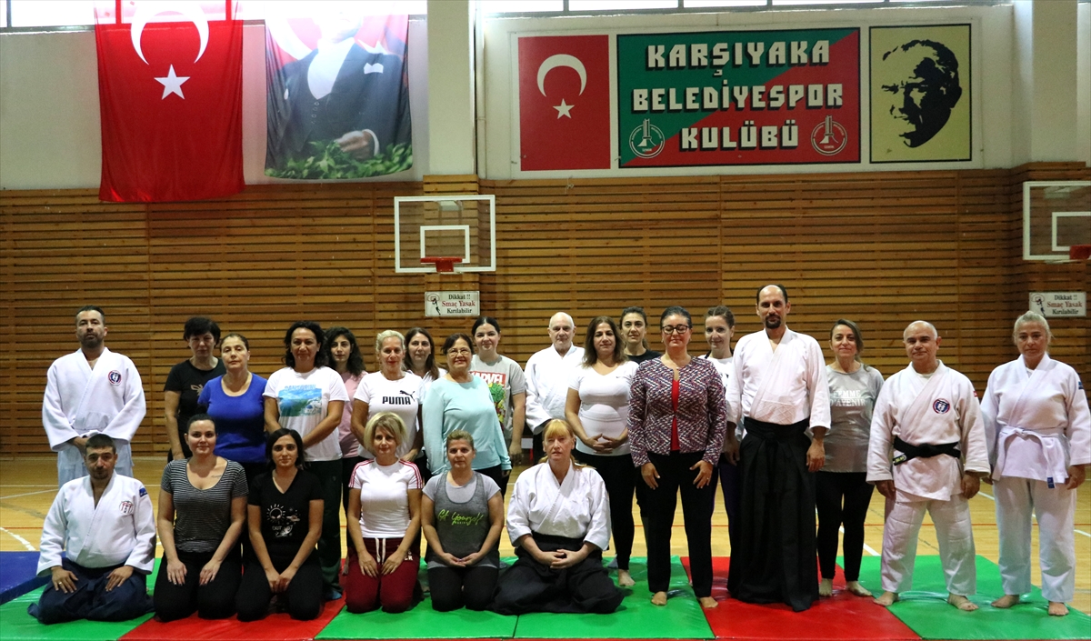 Görme engelli İngiliz sporcudan kadınlara aikido dersi!