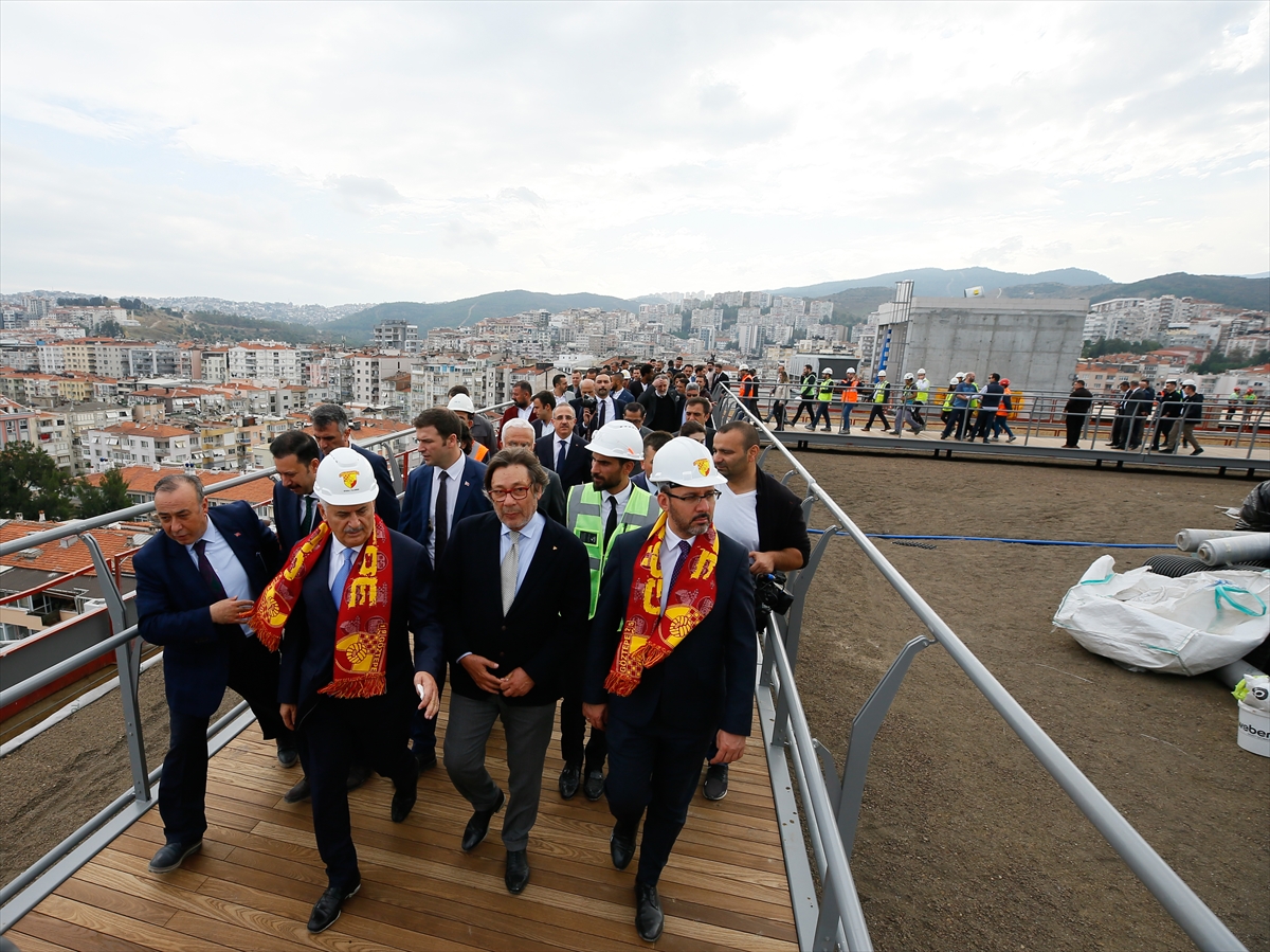 Binali Yıldırım Göztepe Stadı'nı inceledi...