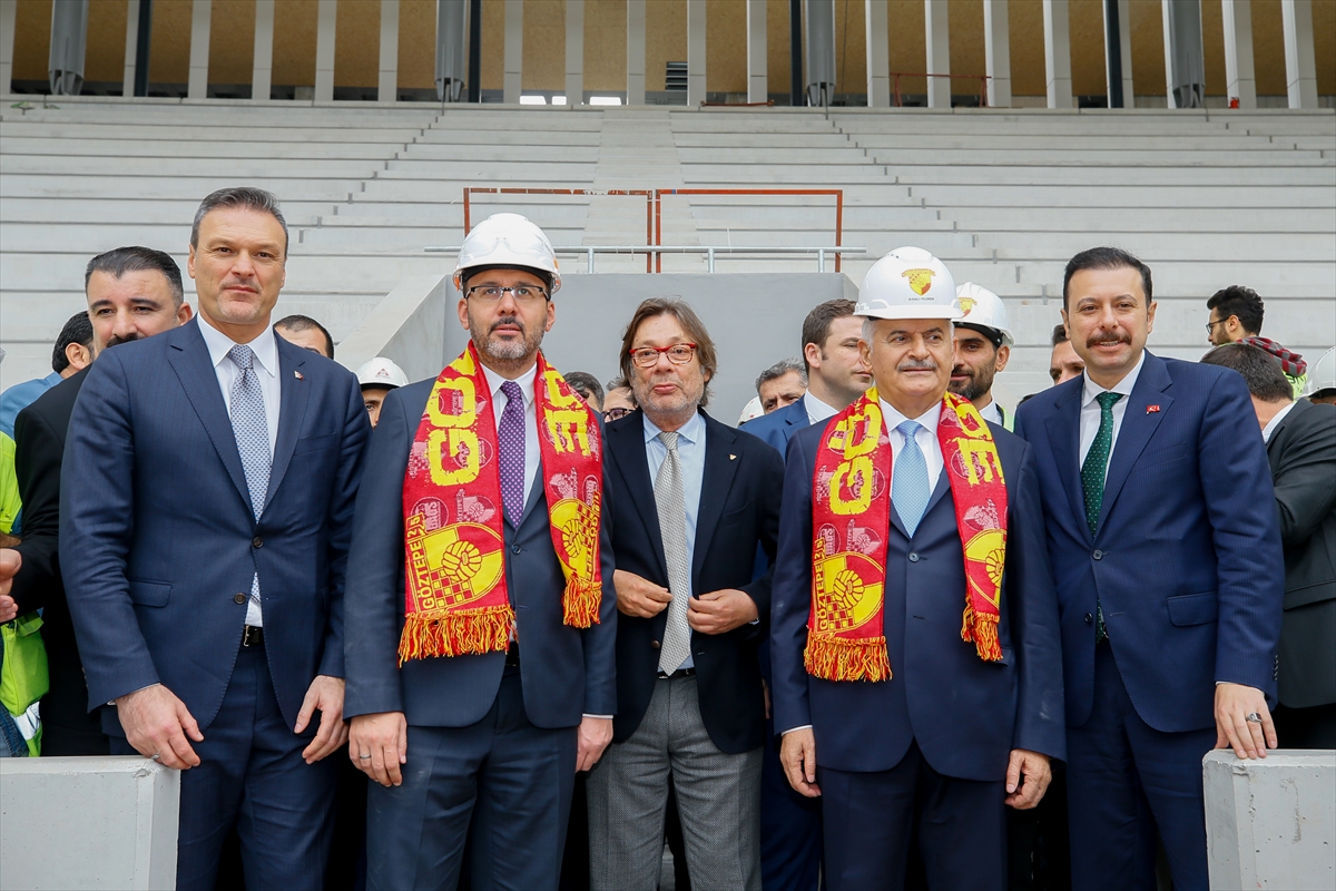 Binali Yıldırım Göztepe Stadı'nı inceledi...