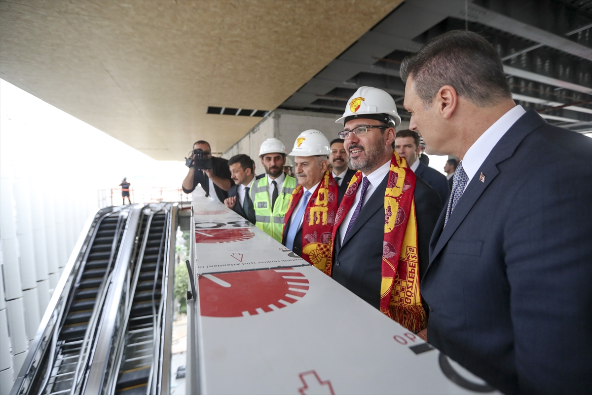 Binali Yıldırım Göztepe Stadı'nı inceledi...