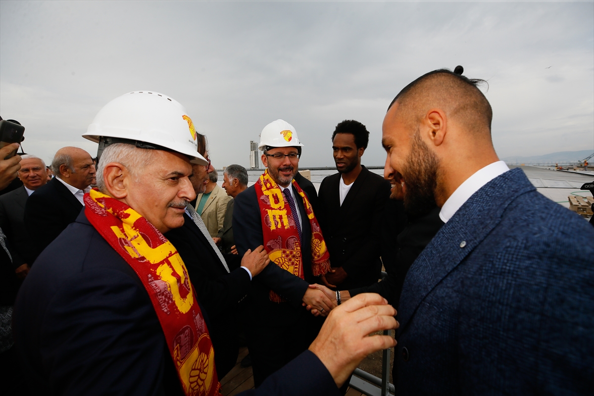 Binali Yıldırım Göztepe Stadı'nı inceledi...