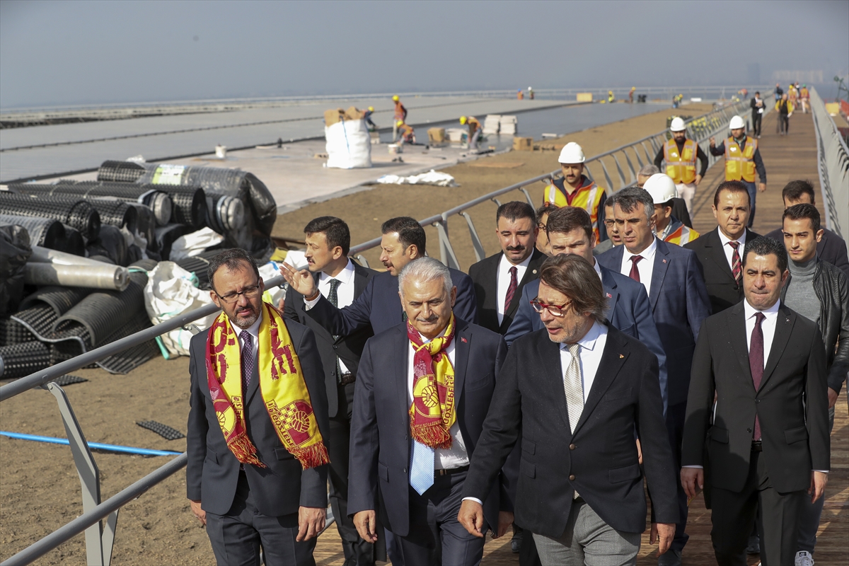 Binali Yıldırım Göztepe Stadı'nı inceledi...