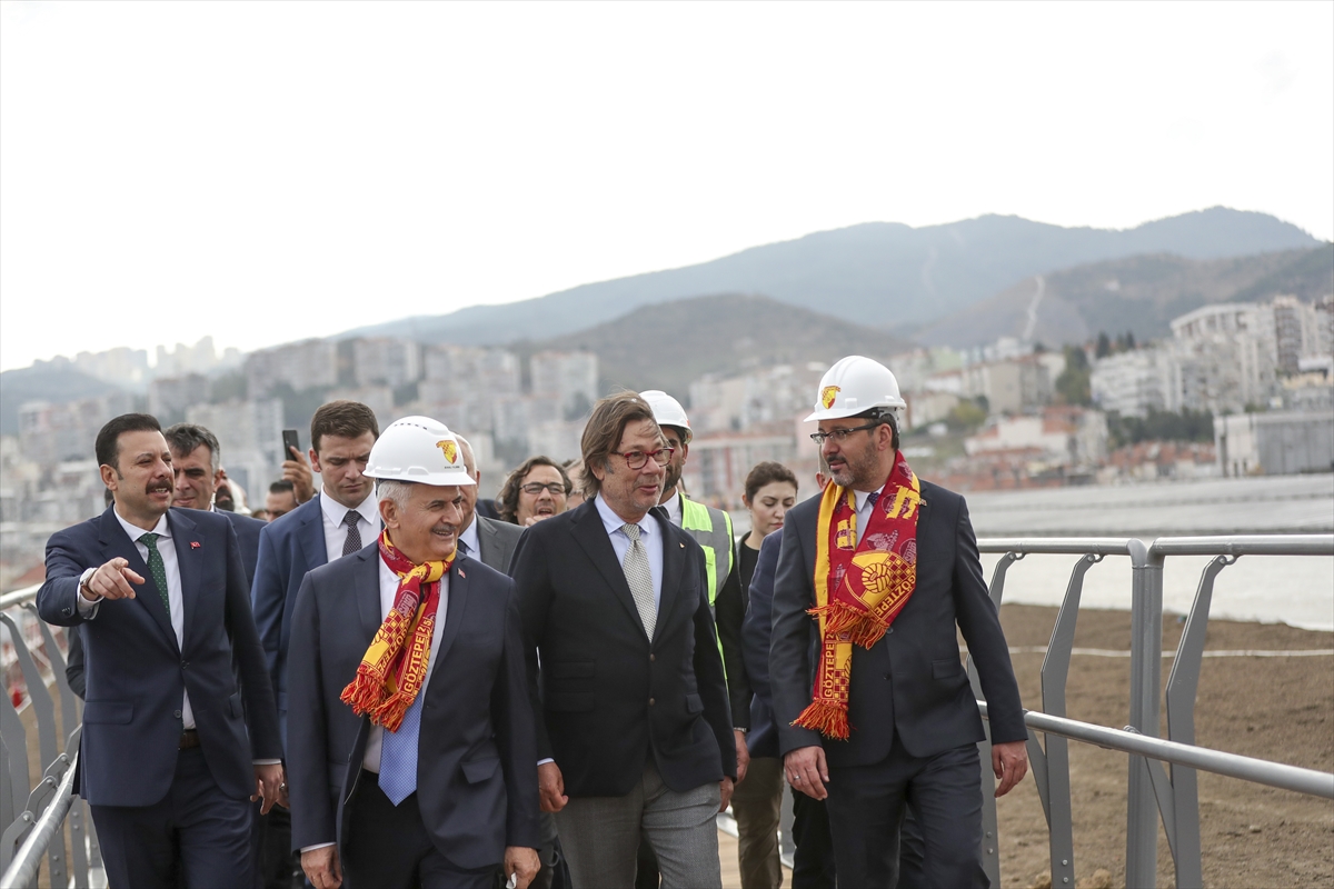 Binali Yıldırım Göztepe Stadı'nı inceledi...