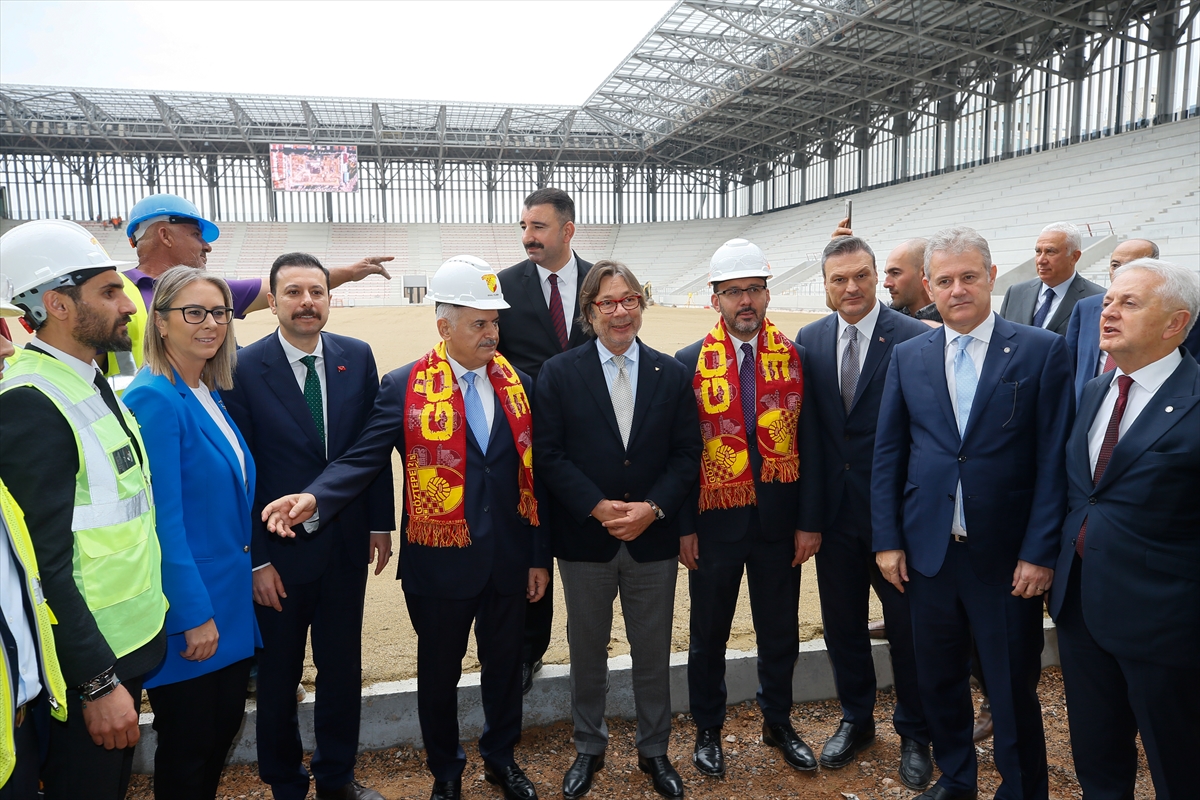 Binali Yıldırım Göztepe Stadı'nı inceledi...