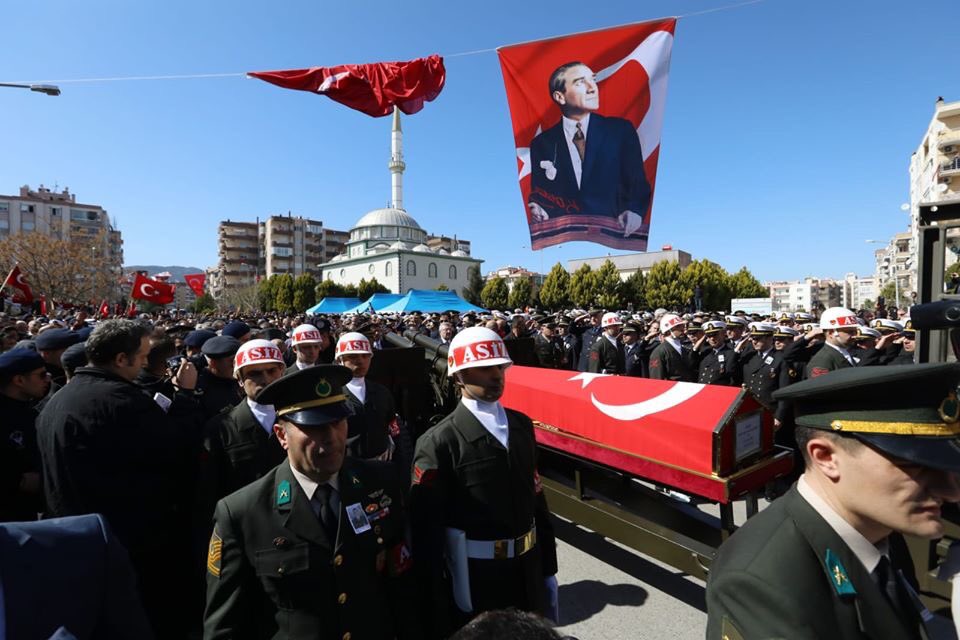 Şehit Mustafa Muhammed Ak son yolculuğuna uğurlandı