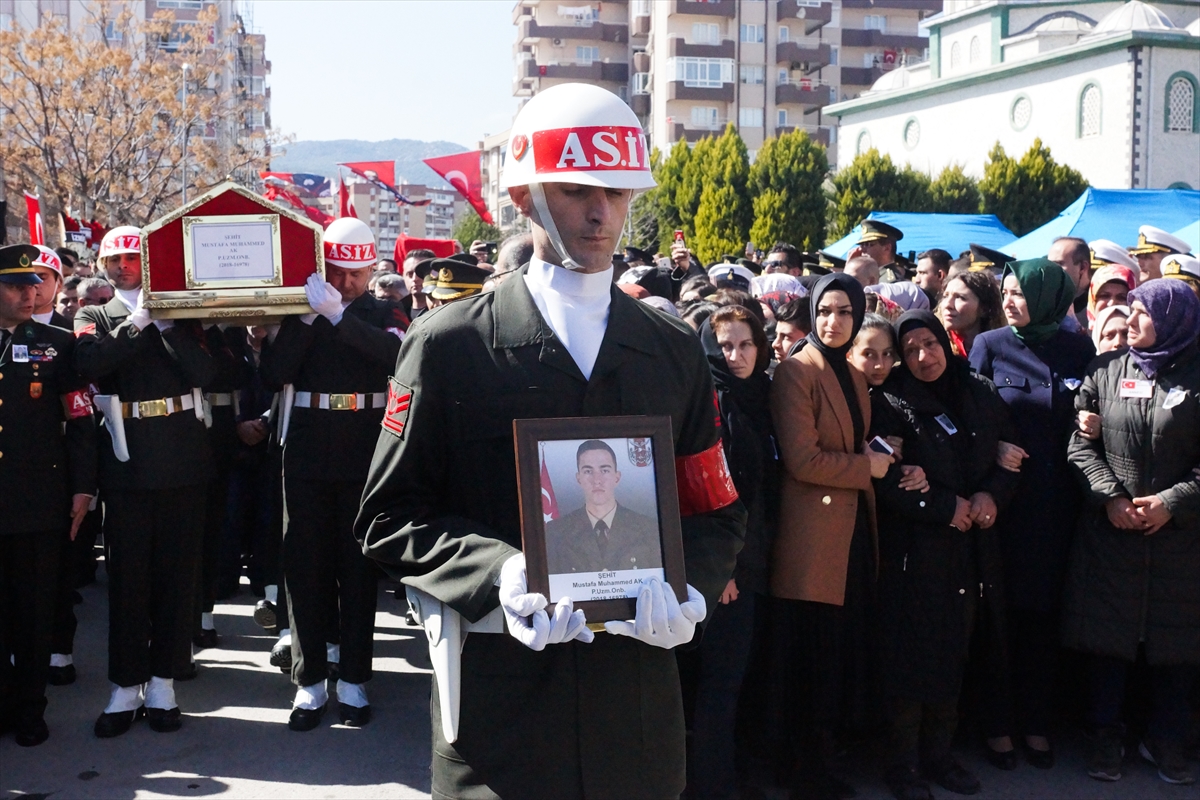 Şehit Mustafa Muhammed Ak son yolculuğuna uğurlandı