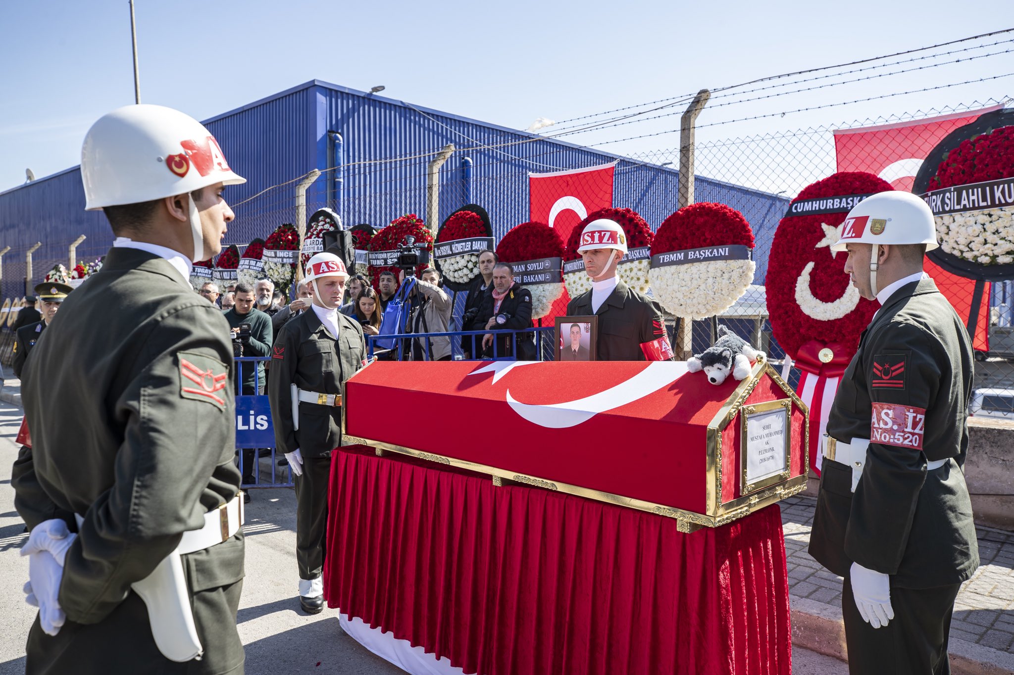 Şehit Mustafa Muhammed Ak son yolculuğuna uğurlandı