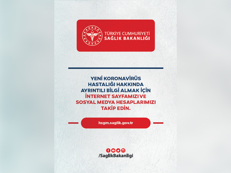 Bakanlıktan corona virüs hakkında detaylı bilgilendirme