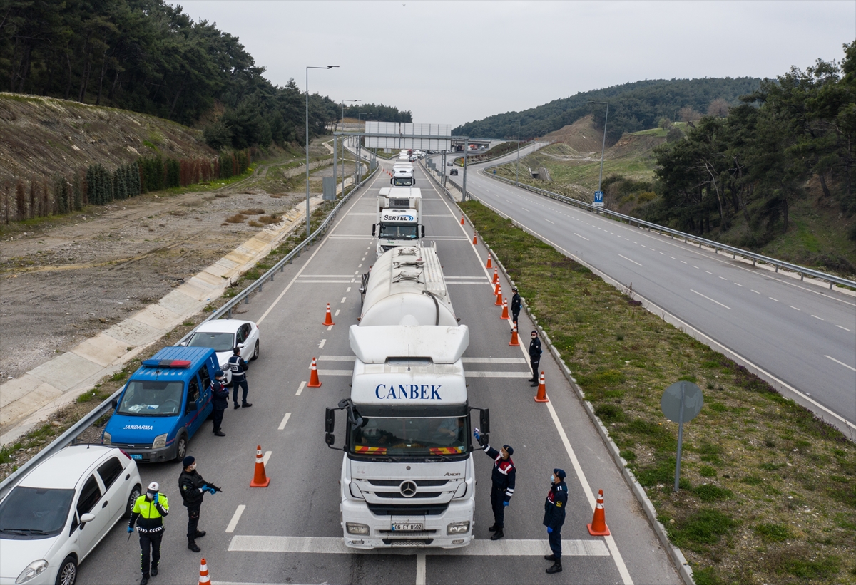 İzmir-Manisa sınırında denetimler sürüyor