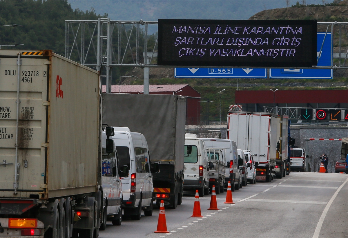İzmir-Manisa sınırında denetimler sürüyor
