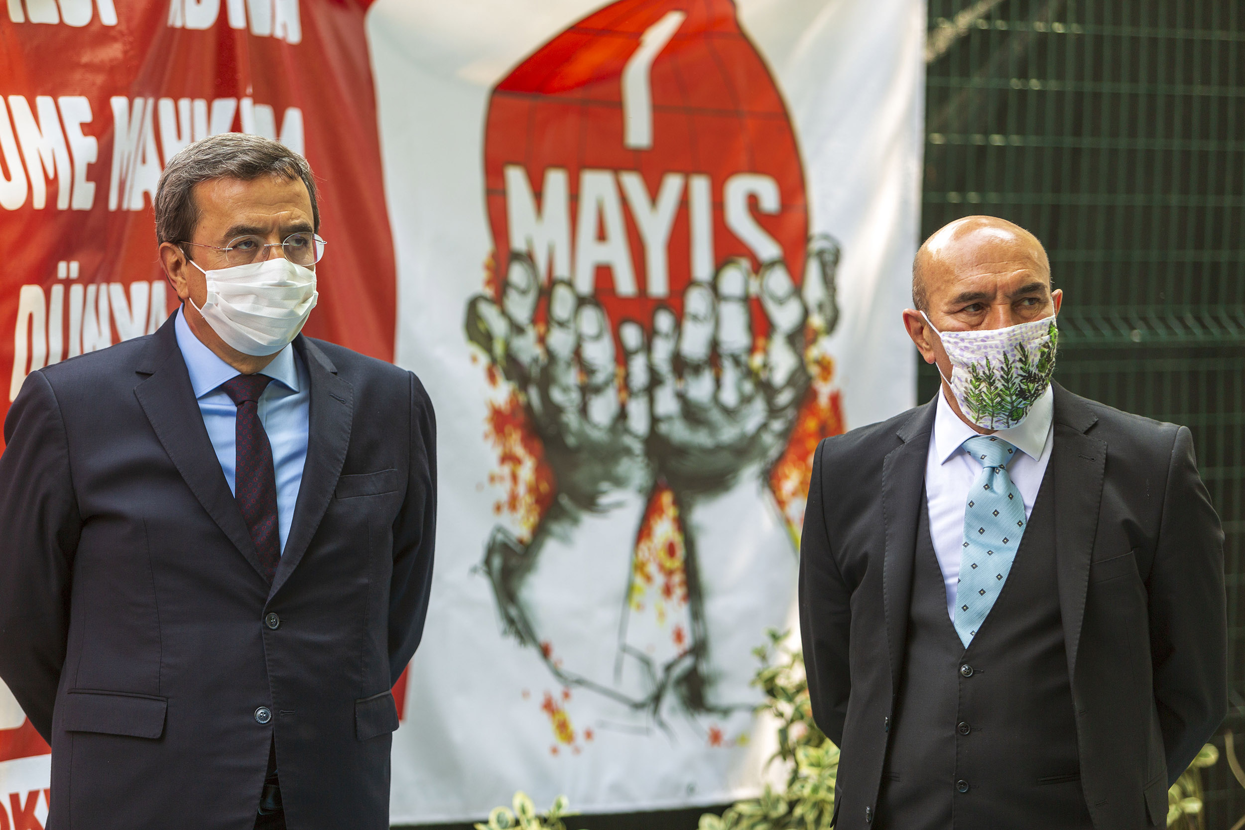 İzmir'de sembolik 1 Mayıs