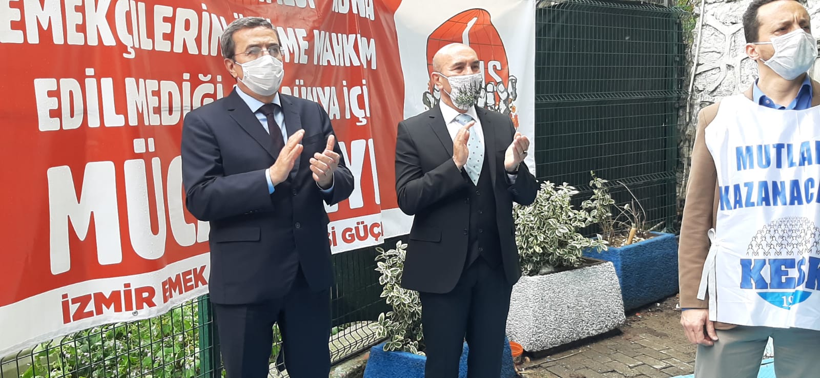 İzmir'de sembolik 1 Mayıs