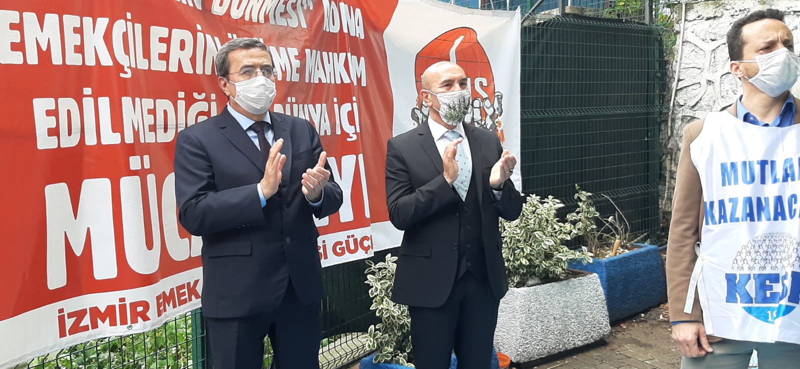 İzmir'de sembolik 1 Mayıs