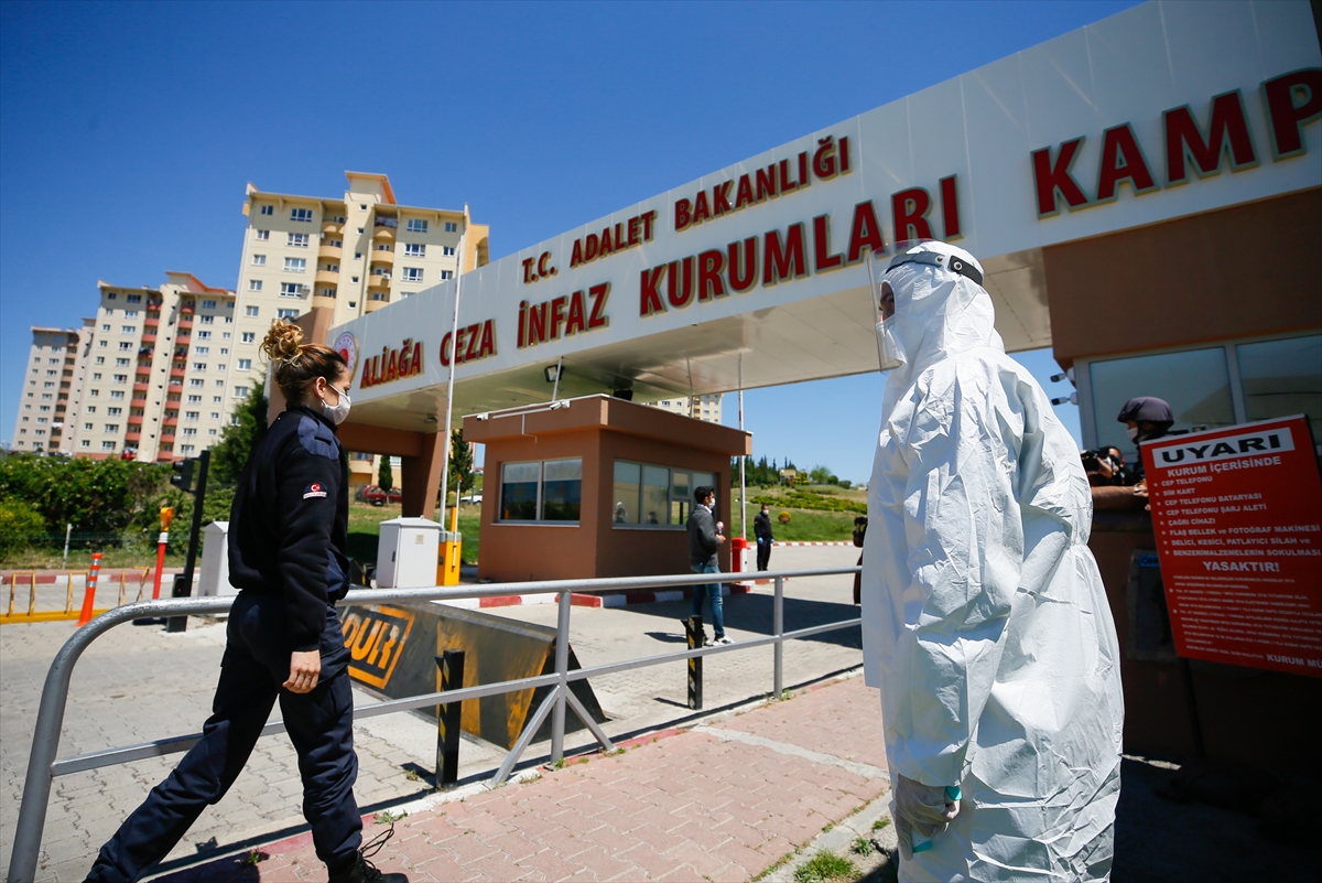 İzmir'deki cezaevlerinde koronavirüs önlemleri!