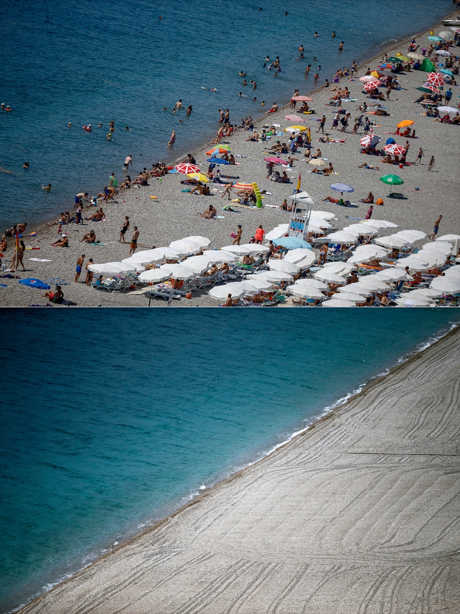 Plajlar ve sahiller boş kaldı