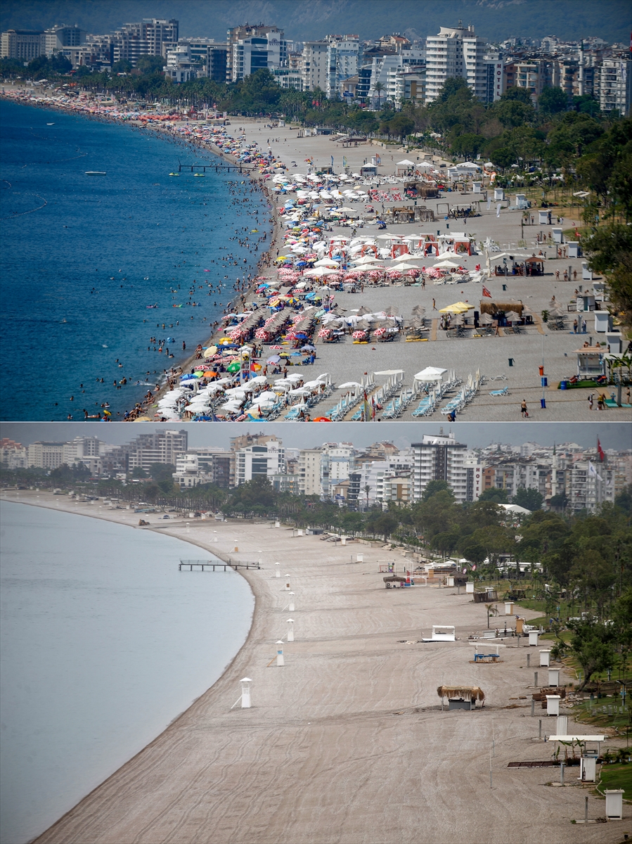 Plajlar ve sahiller boş kaldı