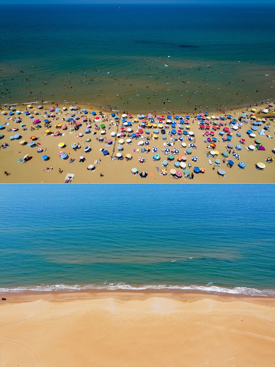 Plajlar ve sahiller boş kaldı