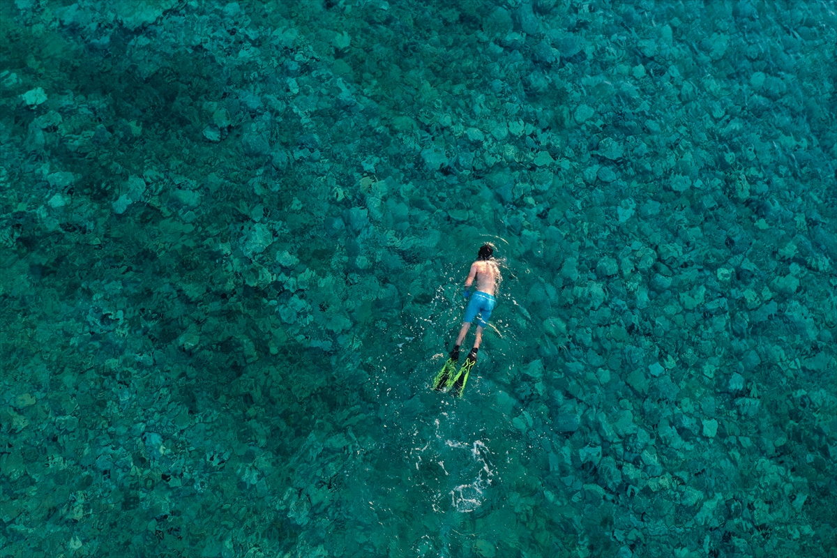 Karaburun su altı güzellikleri ilgi çekiyor