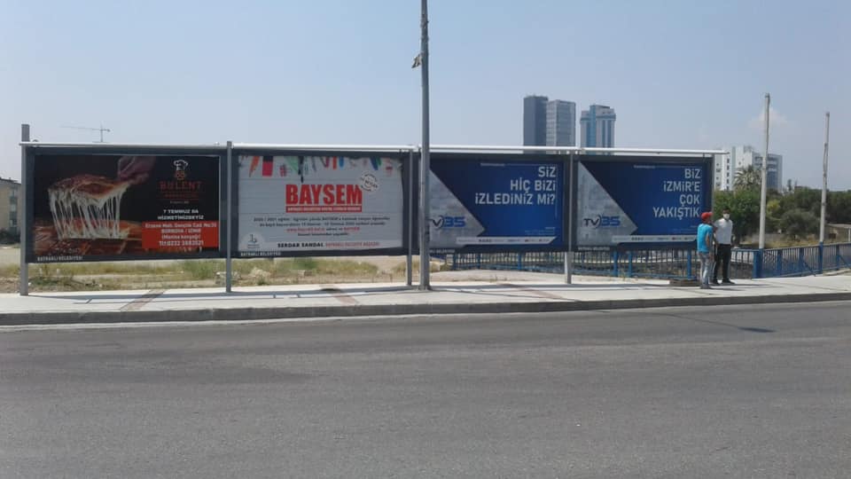 TV35 açık hava reklamlarıyla İzmir’in her noktasında...