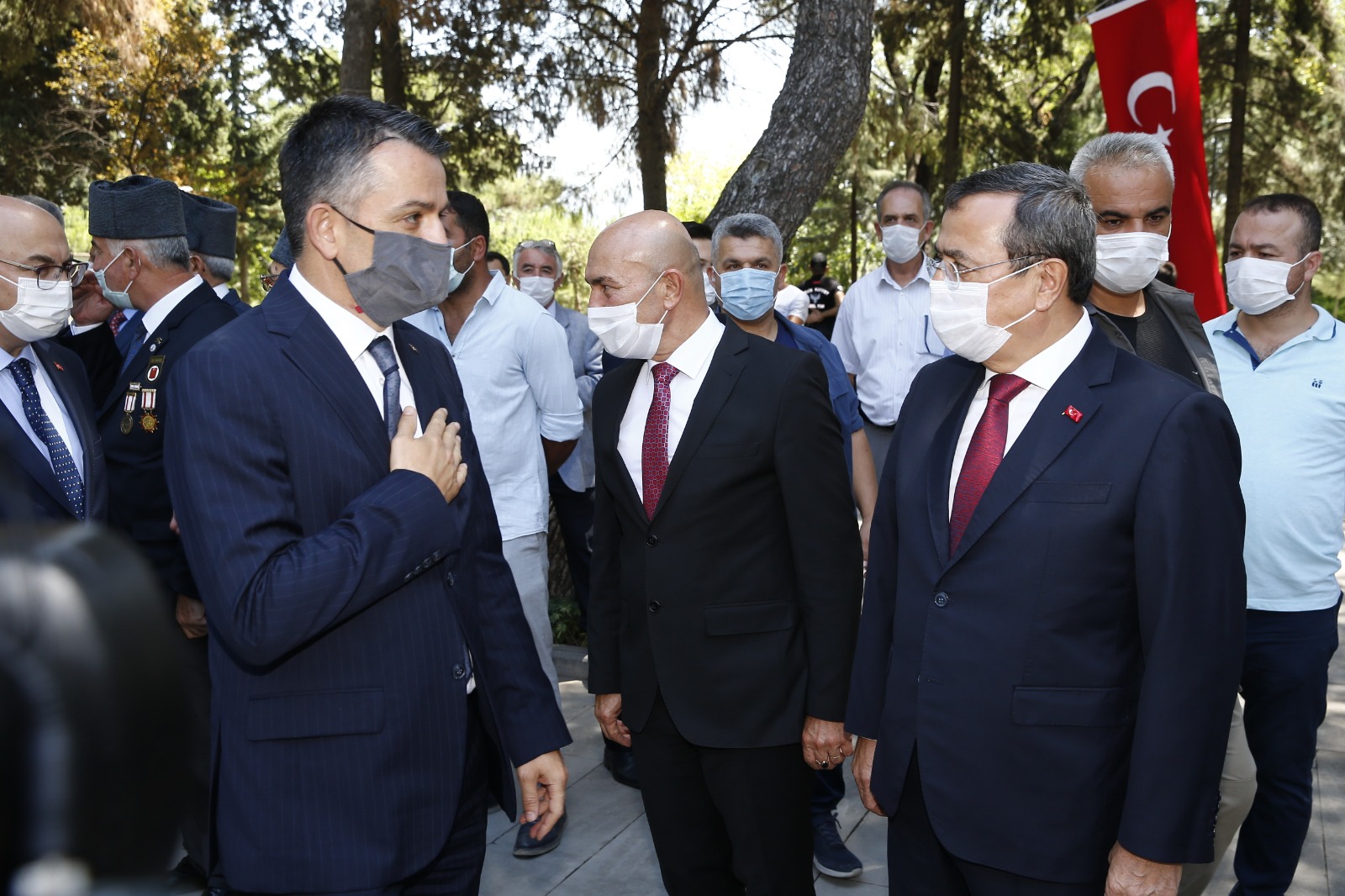 Kadifekale Şehitliğinde anma töreni