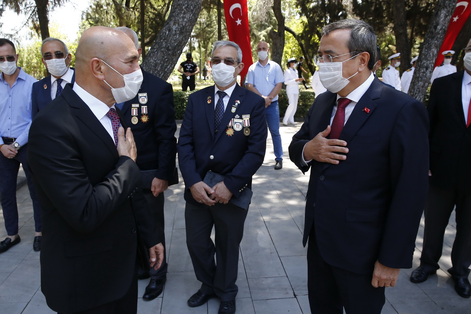 Kadifekale Şehitliğinde anma töreni