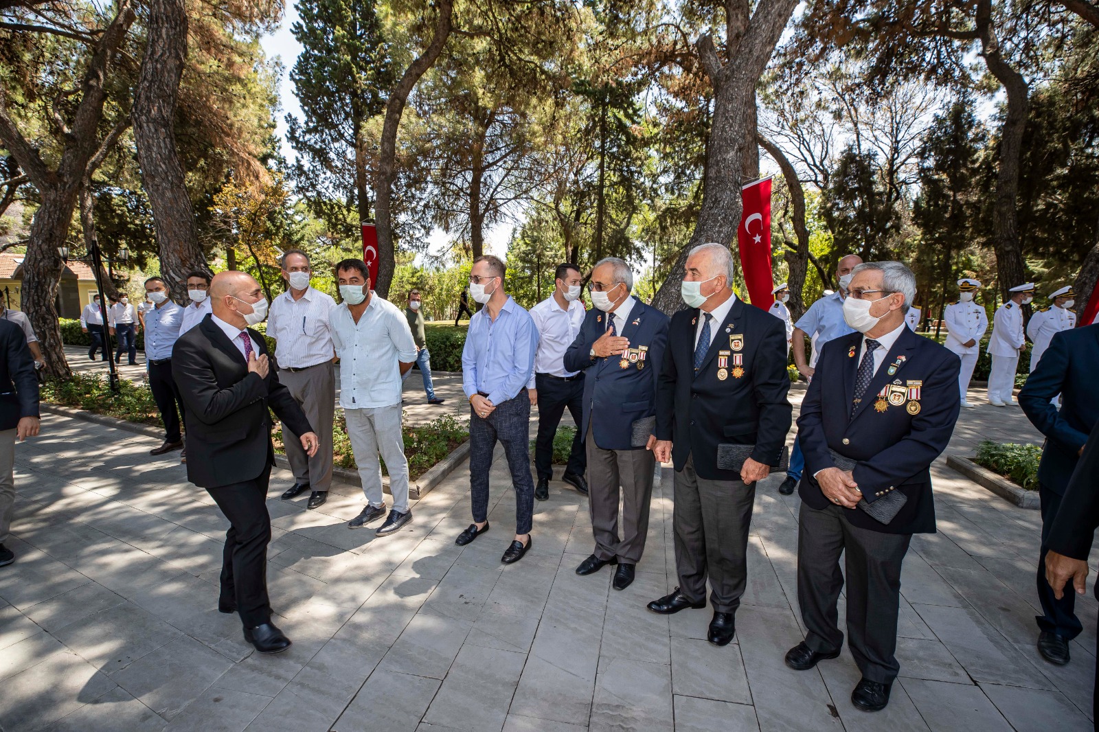 Kadifekale Şehitliğinde anma töreni