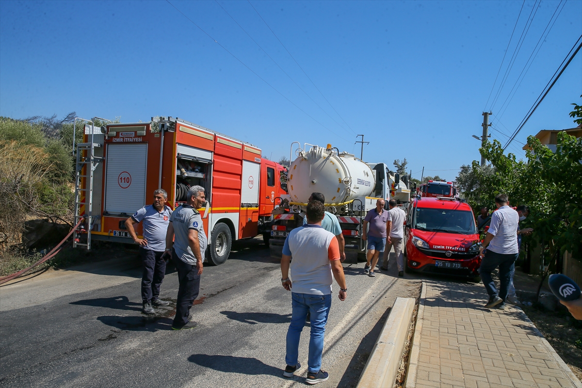 Sığacık'ta kahreden orman yangını!