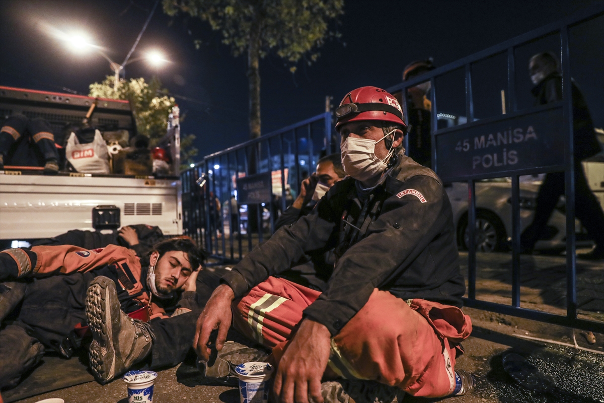 Kahramanların zorlu mesaisi