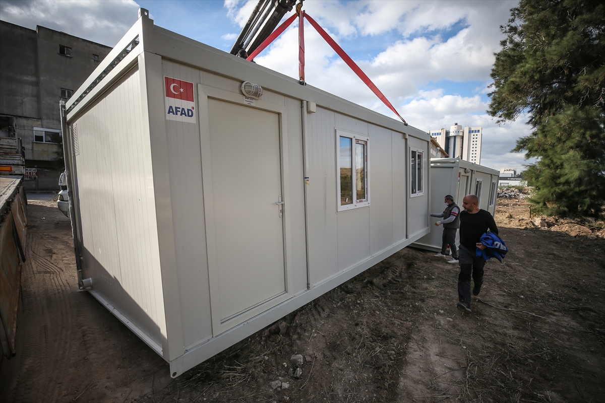 İzmir'de bin konteynerlik geçici barınma merkezi kuruluyor!