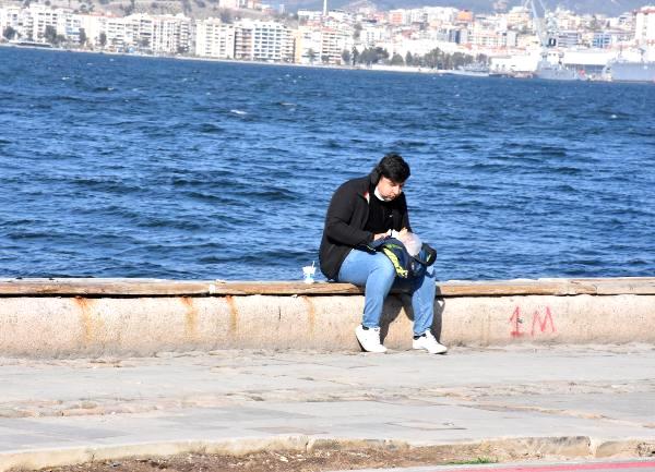 İzmir sahilinde yemek yasağı kuralına uyulmadı