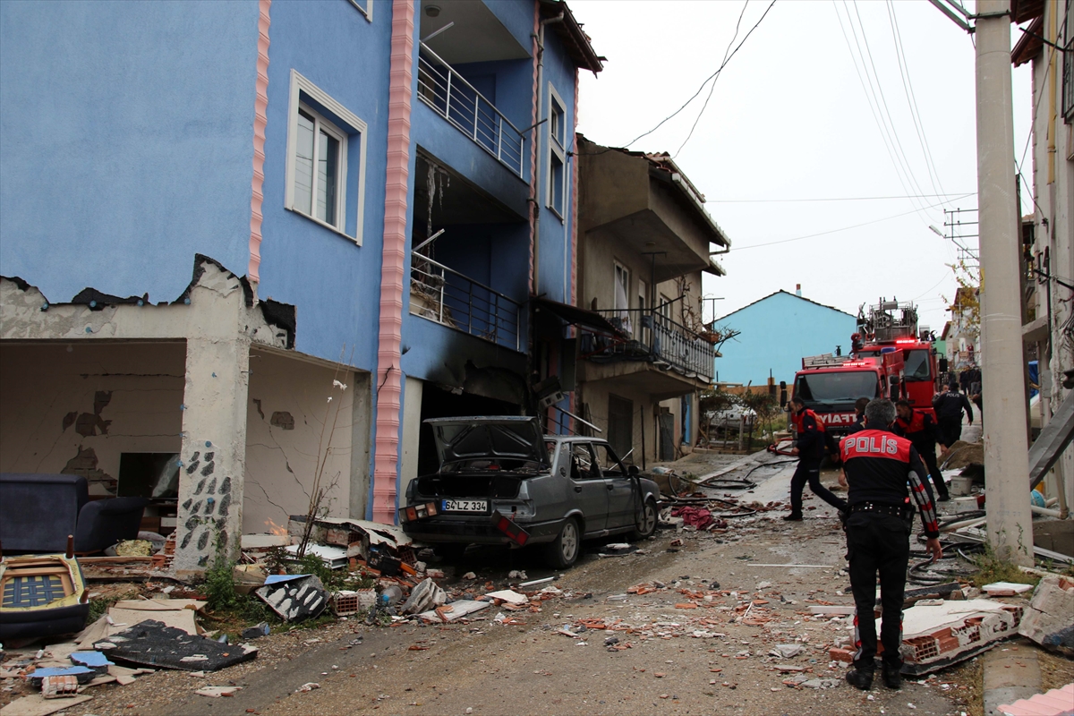 Uşak'ta doğal gaz patlaması 6 yaralı