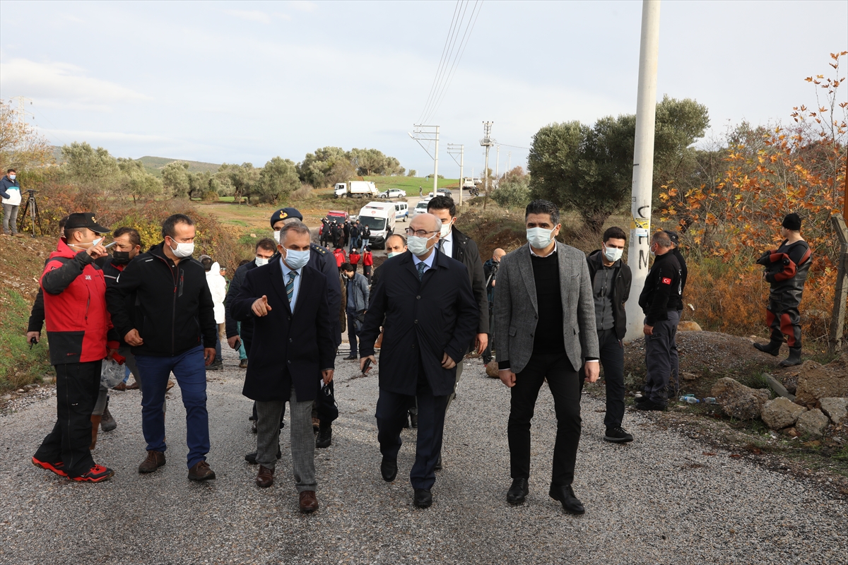 Menderes'te sel felaketi: İki kişi hayatını kaybetti