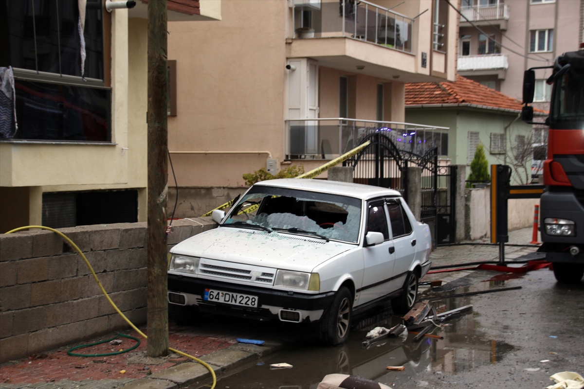 Uşak'ta doğal gaz patlaması 6 yaralı