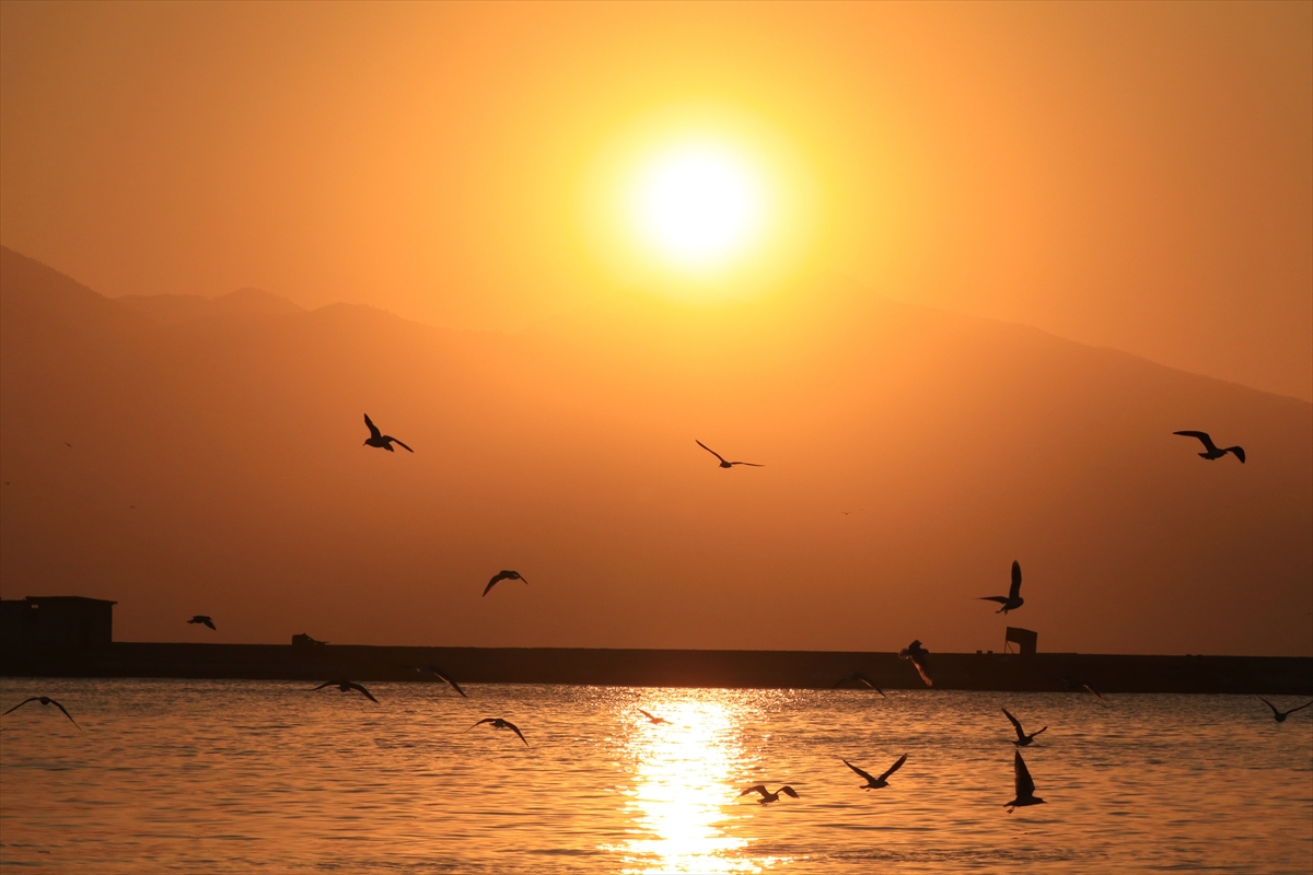 İzmir'de gün batımı