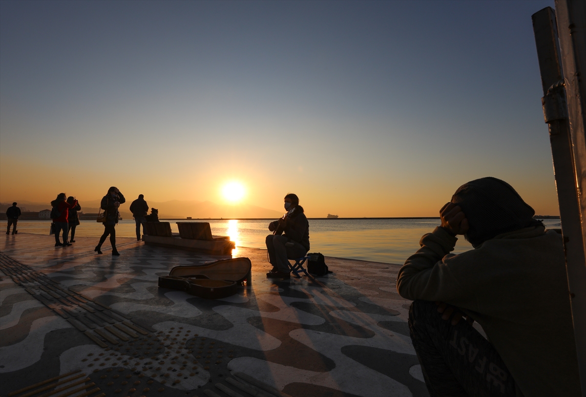 İzmir'de gün batımı