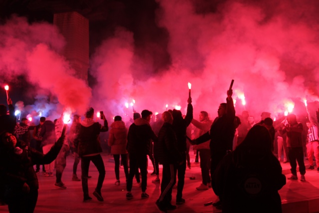 Altay taraftarı, kulüplerinin 108. yaşını coşkuyla kutladı