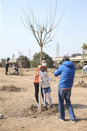 Karşıyaka’da fidanlar toprakla buluştu