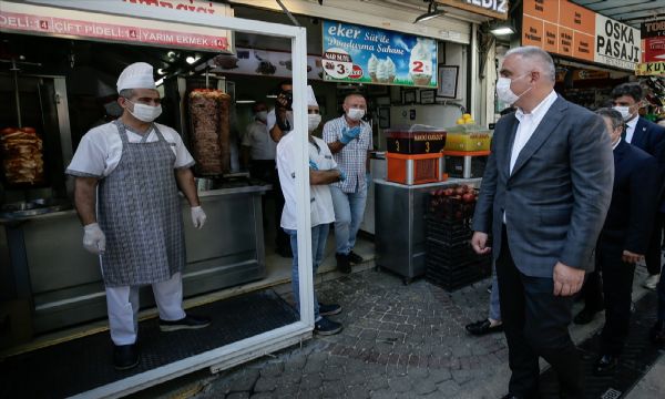 Başkan Ersoy'dan Kemeraltı turu