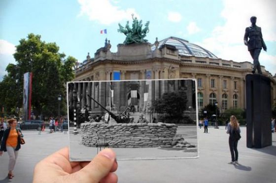 Parisin geçmişi ve bugünü aynı karede