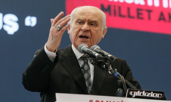 MHP Lideri Bahçeli İzmir'de