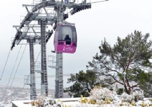 Teleferik'te kar keyfi!