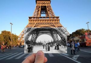 Parisin geçmişi ve bugünü aynı karede